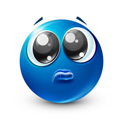 Эмодзи blue facebook