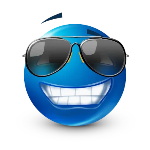 Эмодзи blue facebook