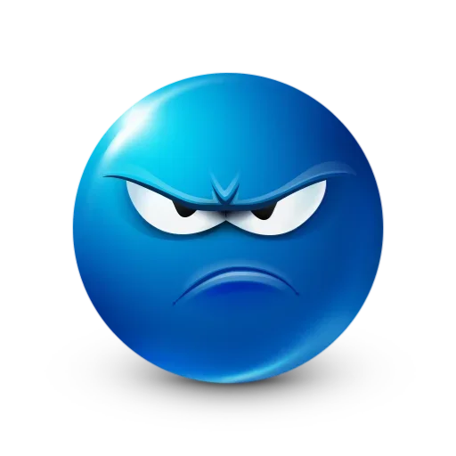 Эмодзи blue facebook