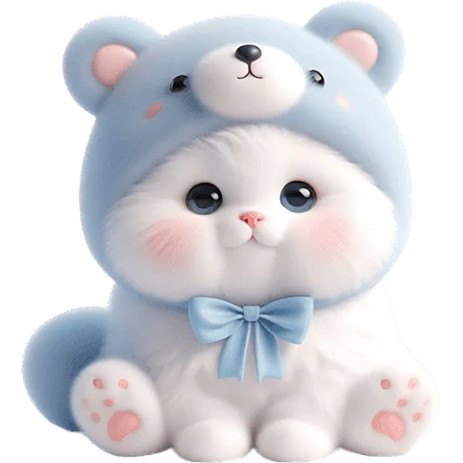 Эмодзи Синий мишка