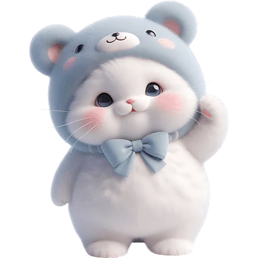 Эмодзи Синий мишка