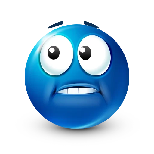 Эмодзи Blue faces