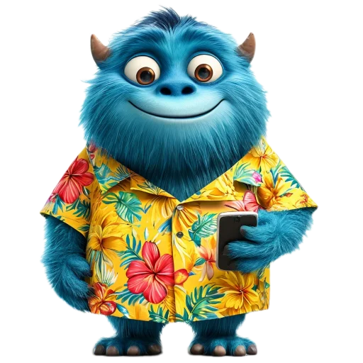 Эмодзи Bluekaka