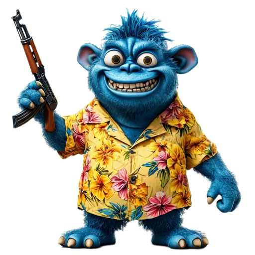 Эмодзи Bluekaka