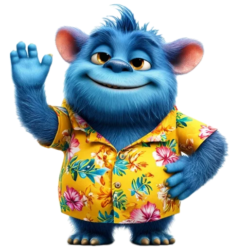 Эмодзи Bluekaka