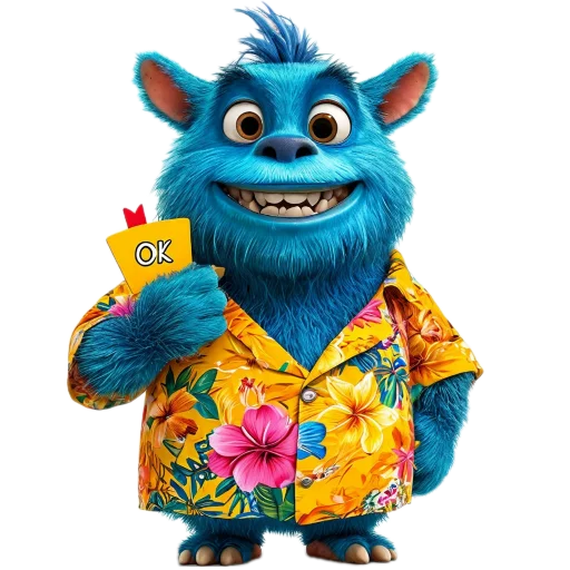 Эмодзи Bluekaka