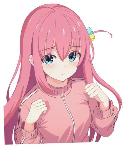 Эмодзи Bocchi chan