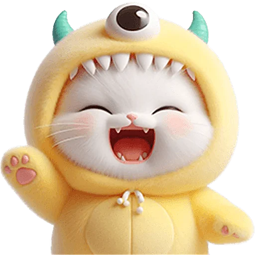 Эмодзи Пушистые монстры