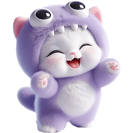 Эмодзи Пушистые монстры