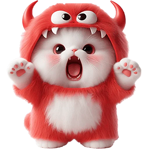 Эмодзи Пушистые монстры