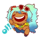 Эмодзи Brazilian Miku