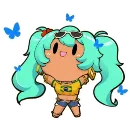 Эмодзи Brazilian Miku