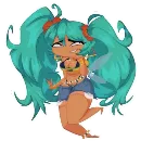 Эмодзи Brazilian Miku