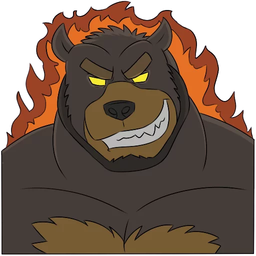 Эмодзи Bresnan Bear by Ethan Costas