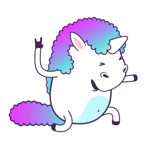 Эмодзи Bright Unicorns