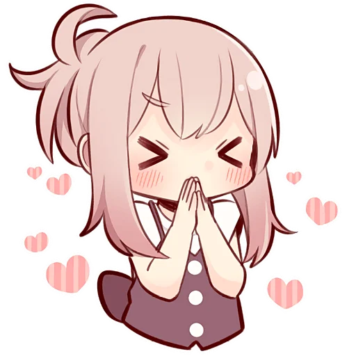 Эмодзи Коричневая тян