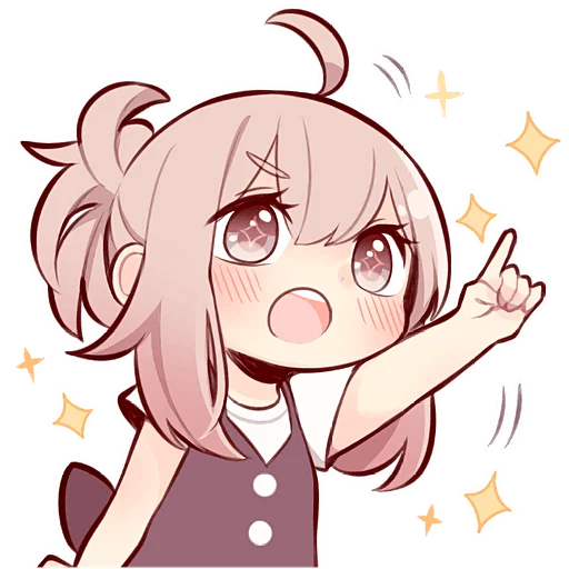 Эмодзи Коричневая тян