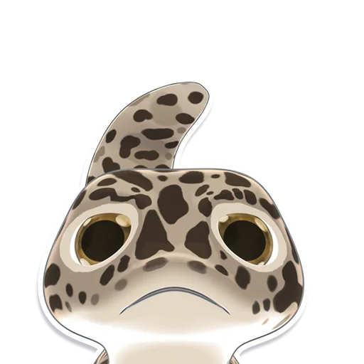Эмодзи Bruce the Leopard Gecko