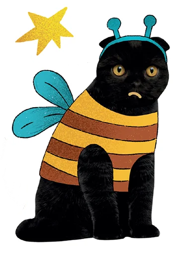 Эмодзи Кот Бублик