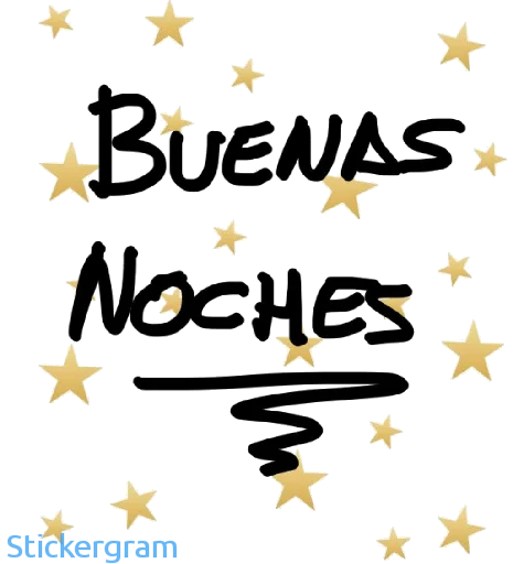 Эмодзи Buenos días/noches By Vane♾