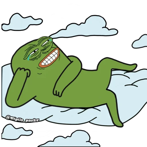 Эмодзи Bugado Pepe - 1K 🐸