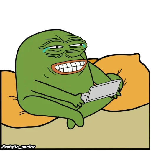 Эмодзи Bugado Pepe - 1K 🐸