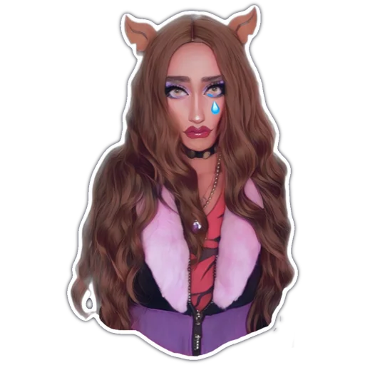 Эмодзи CLAWDEEN WOLF by VTURINANA (MONSTER HIGH)