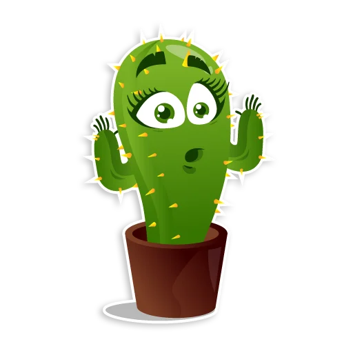 Эмодзи Кактус Зим