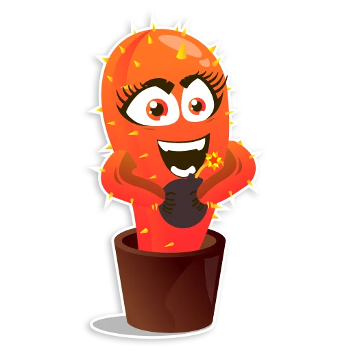 Эмодзи Кактус Зим