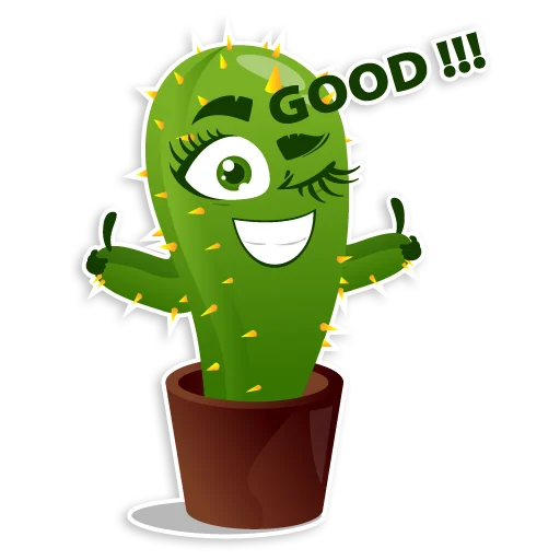 Эмодзи Кактус Зим