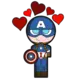 Эмодзи CAPITAN AMERICA