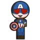 Эмодзи CAPITAN AMERICA