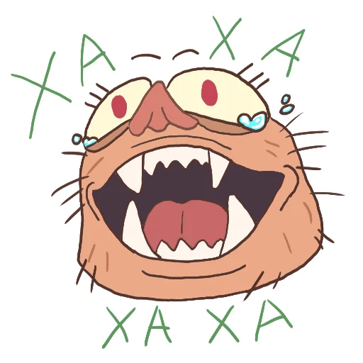 Эмодзи Конфетный монстр