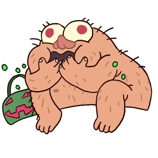 Эмодзи Конфетный монстр