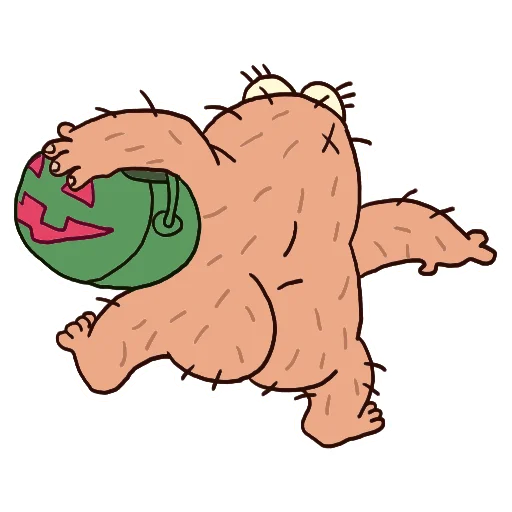 Эмодзи Конфетный монстр