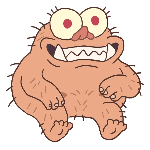 Эмодзи Конфетный монстр