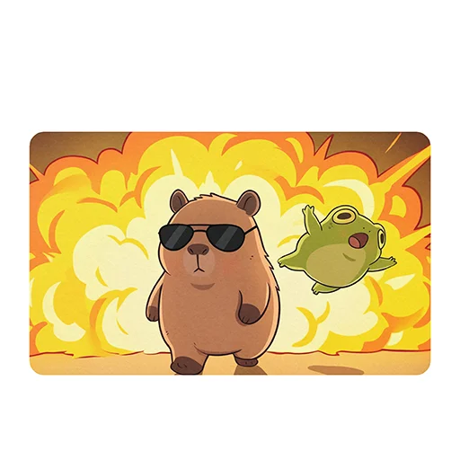 Эмодзи Capybara Comics