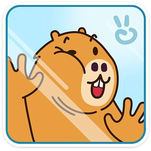 Эмодзи Капибара клипер