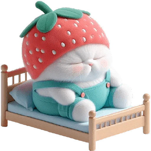 Эмодзи Клубничный мяу