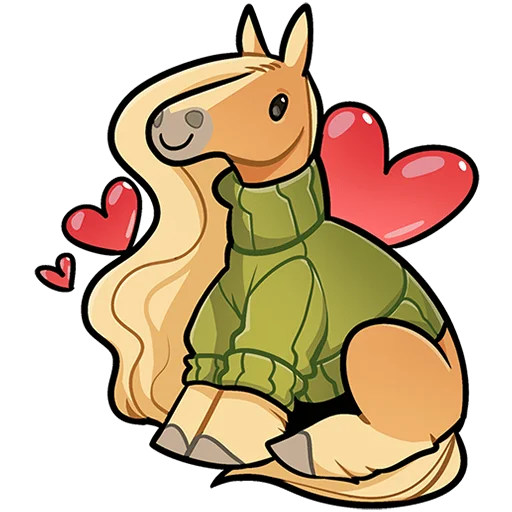 Эмодзи Лошадка Карамелька Без Текста