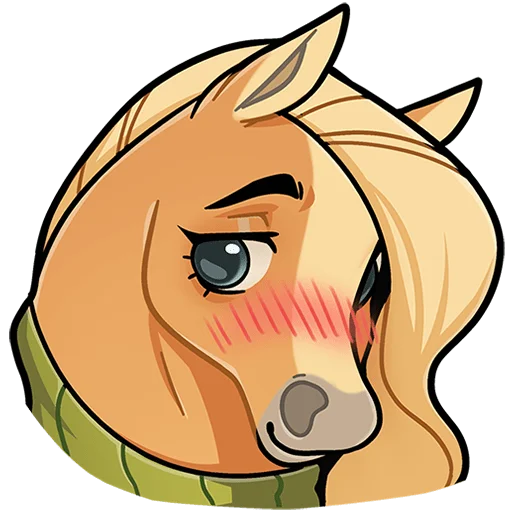 Эмодзи Лошадка Карамелька Без Текста