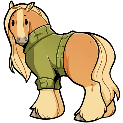 Эмодзи Лошадка Карамелька Без Текста