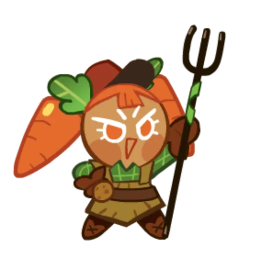 Эмодзи Carrot Cookie