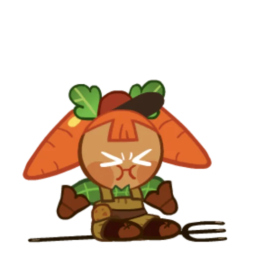 Эмодзи Carrot Cookie