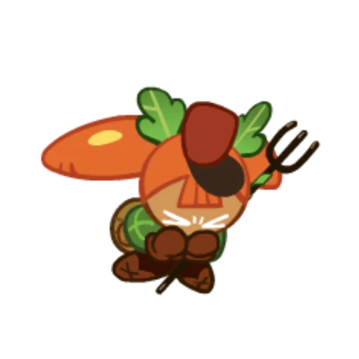 Эмодзи Carrot Cookie