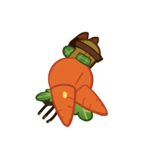 Эмодзи Carrot Cookie
