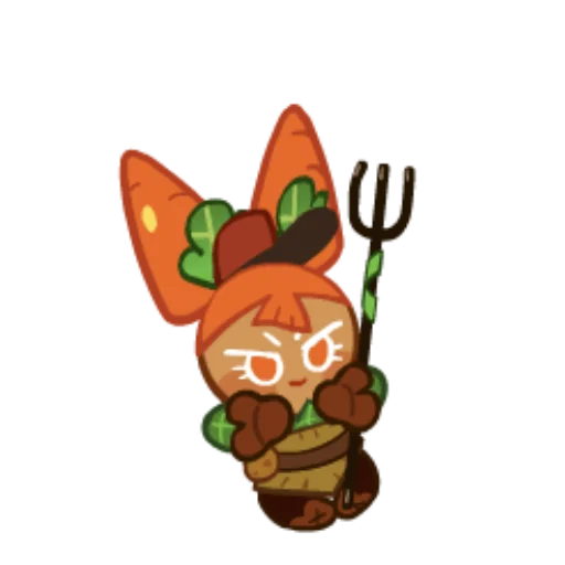 Эмодзи Carrot Cookie