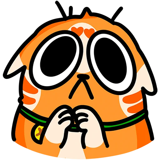 Эмодзи Рыжий кот Кешбэкс Без Текста