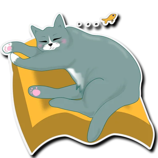 Эмодзи Просто Кот