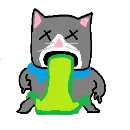 Эмодзи Cat Fren
